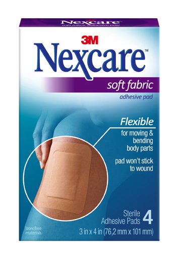 3M SFP34 Nexcare Tan Adhesive Strip, 3 x 4 Inch