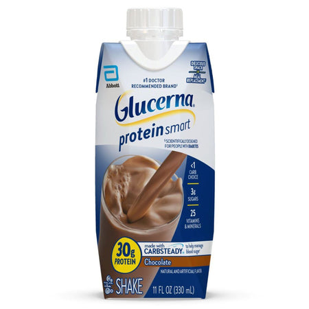 Abbott Nutrition 68175 Glucerna Protein Smart Shake, Chocolate