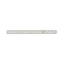 Ruler Stainless Steel 1/2 X 6 Inch