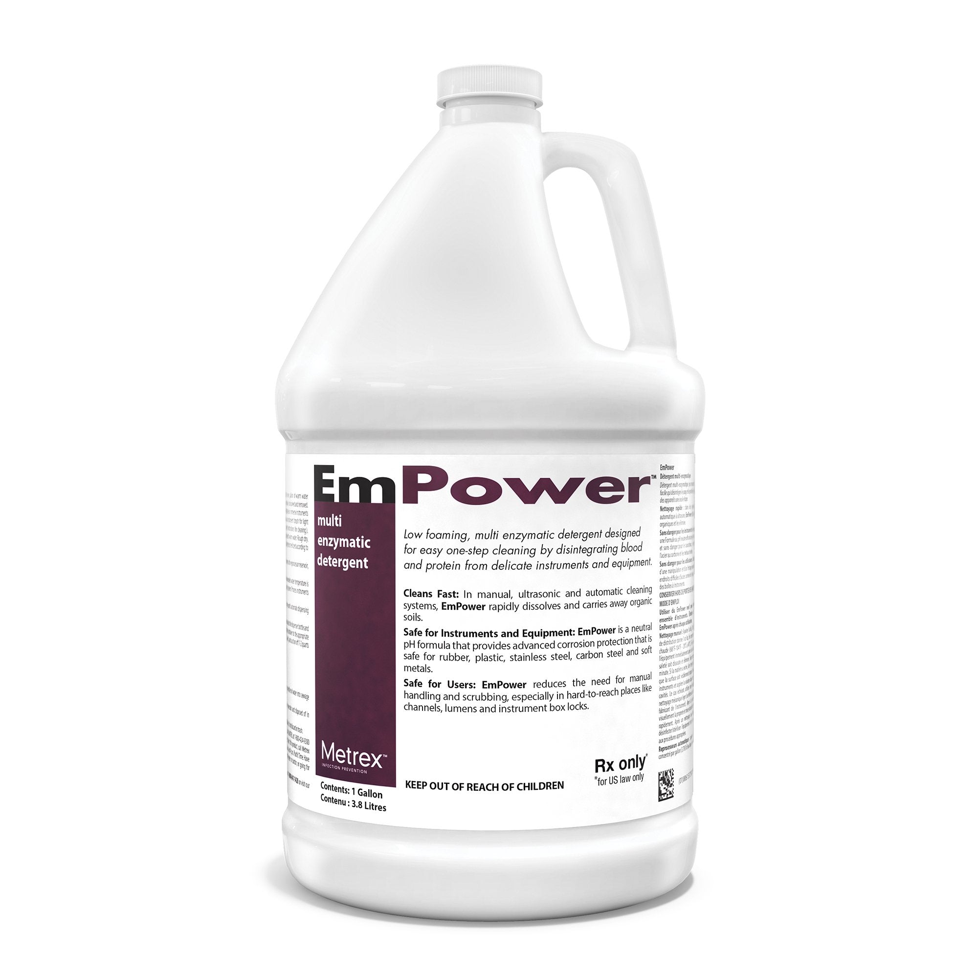 EmPower® Dual Enzymatic Instrument Detergent, 1 gal Jug – Lexicon ...