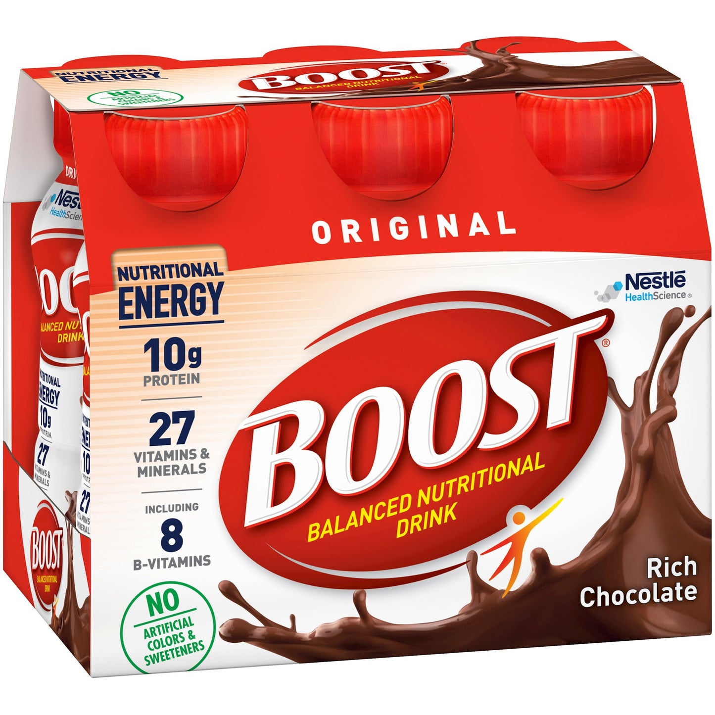 Boost® Original Chocolate Balanced Nutritional Drink, 8-ounce bottle