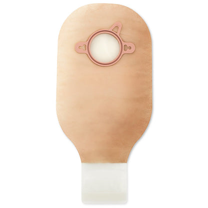 New Image™ Transparent Colostomy Pouch, Pre-cut to Fit 57 mm Stomas, Red Match