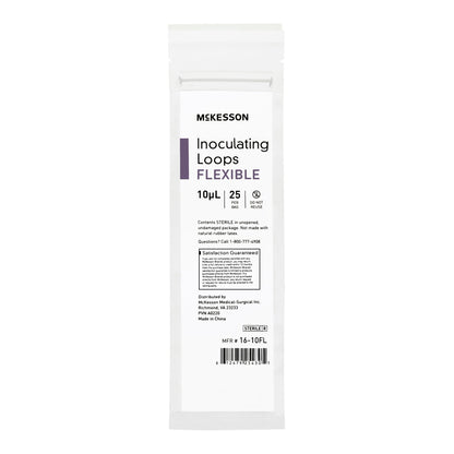 McKesson Inoculating Loop, Light Blue,10 µL, 20 cm Length