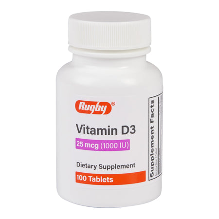 Major Pharmaceuticals 1175110 Rugby Vitamin D-3 Supplement