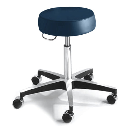 McKesson 81-11001LV003 Round Pneumatic Exam Stool, Blue
