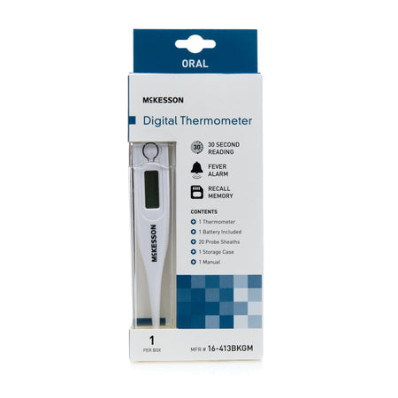 McKesson 16-413BKGM Digital Oral Thermometer