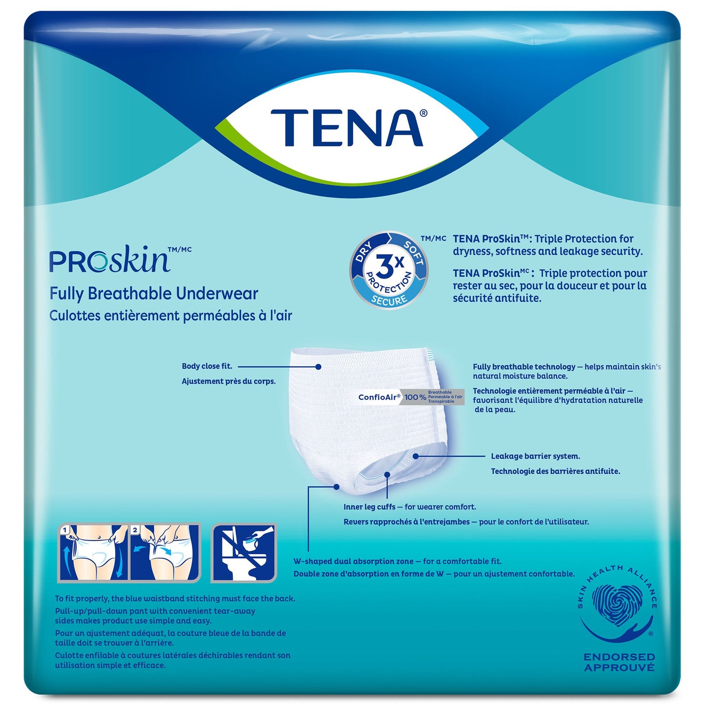 Tena® ProSkin Extra™ Fully Breathable Absorbent Underwear, 2X-Large