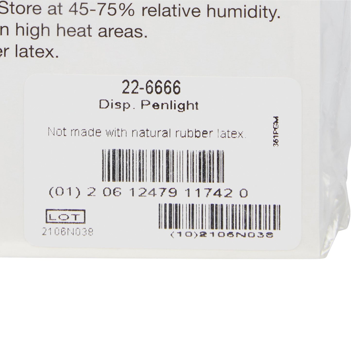 McKesson Disposable Penlight White Light, 4½ Inch