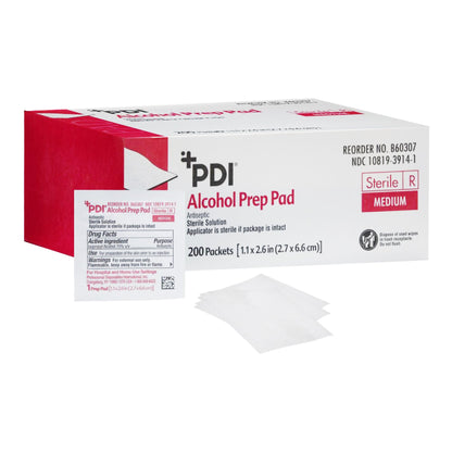 PDI® Alcohol Prep Pad, 2 x 2 Inch