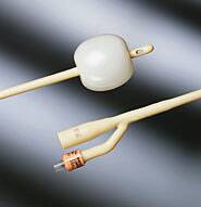 Bard 0166SI28 Bardex IC Foley Catheter, 28 Fr., 30 cc, Straight Tip