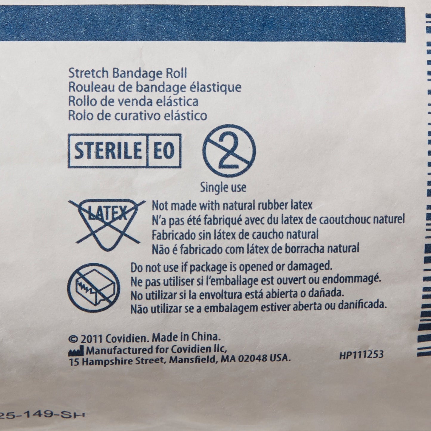 Dermacea™ Sterile Conforming Bandage, 3 Inch x 4 Yard, 1-Ply