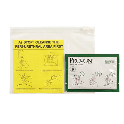 Intermittent Catheter Tray Surestep™ Straight Tip 16 Fr Silicone