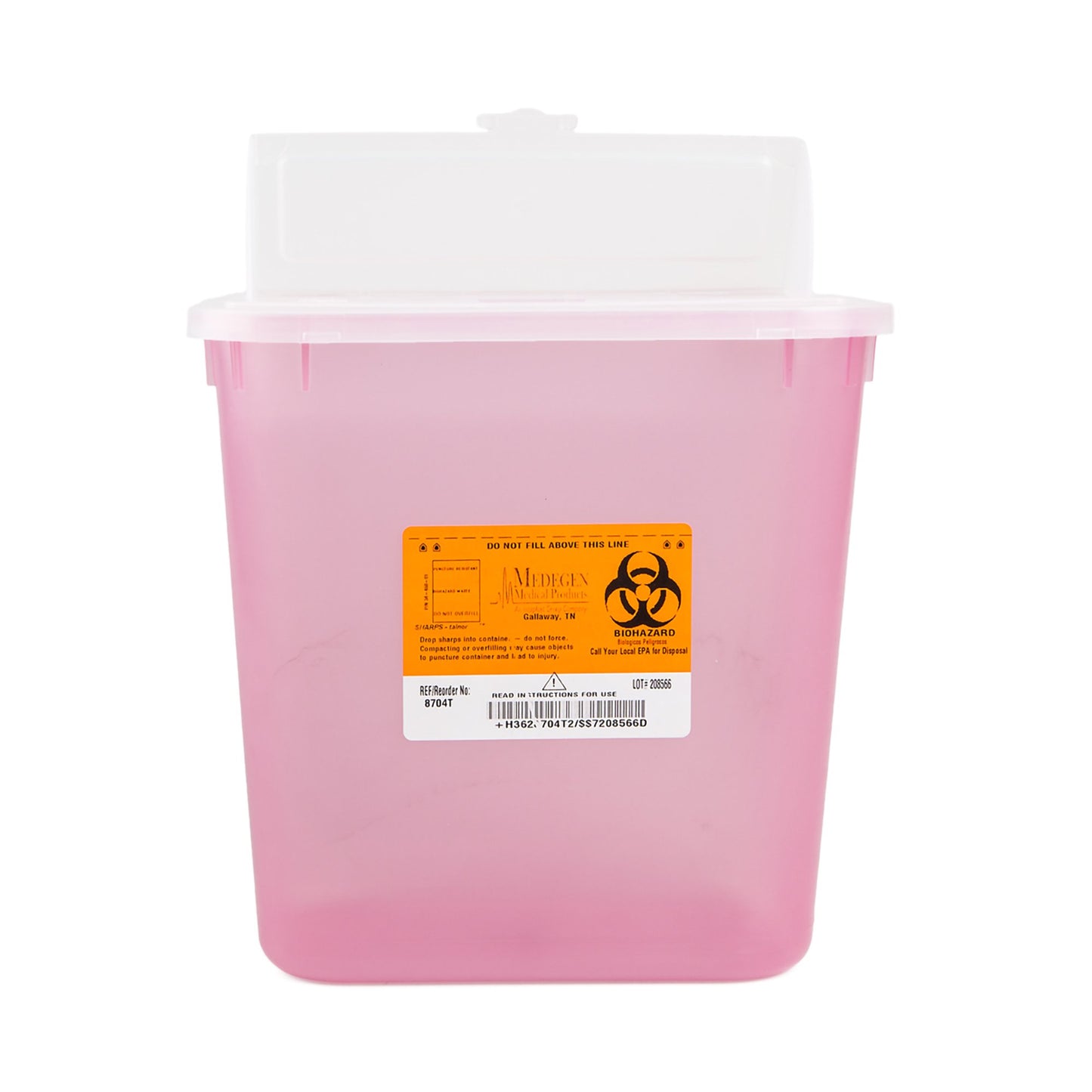 Sharps® Multi-purpose Sharps Container, 9-1/2 x 10 x 7 Inch