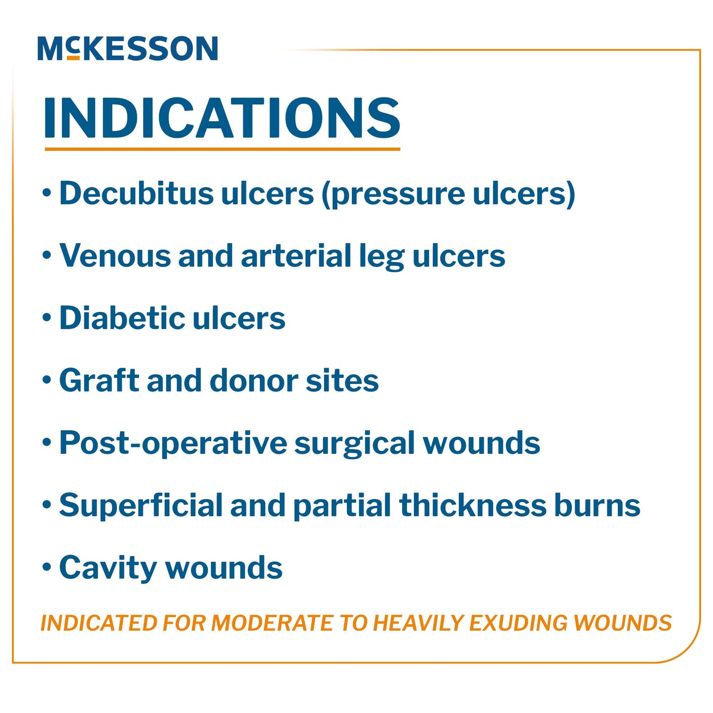 McKesson Gelling Fiber Wound Dressing, 2 x 2 Inch