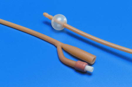 Cardinal 3560 Dover Latex Foley Catheter, 16 Fr., 5 cc
