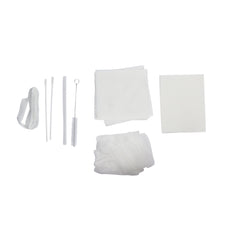 dynarex® Tracheostomy Care Kit, 3 Compartments w/ Vinyl Gloves
