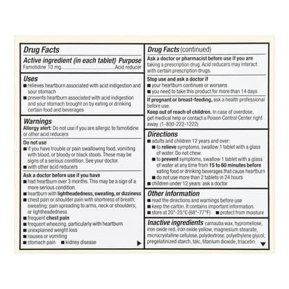 Foster & Thrive™ Original Strength Acid Reducer Famotidine Tablets 10 mg