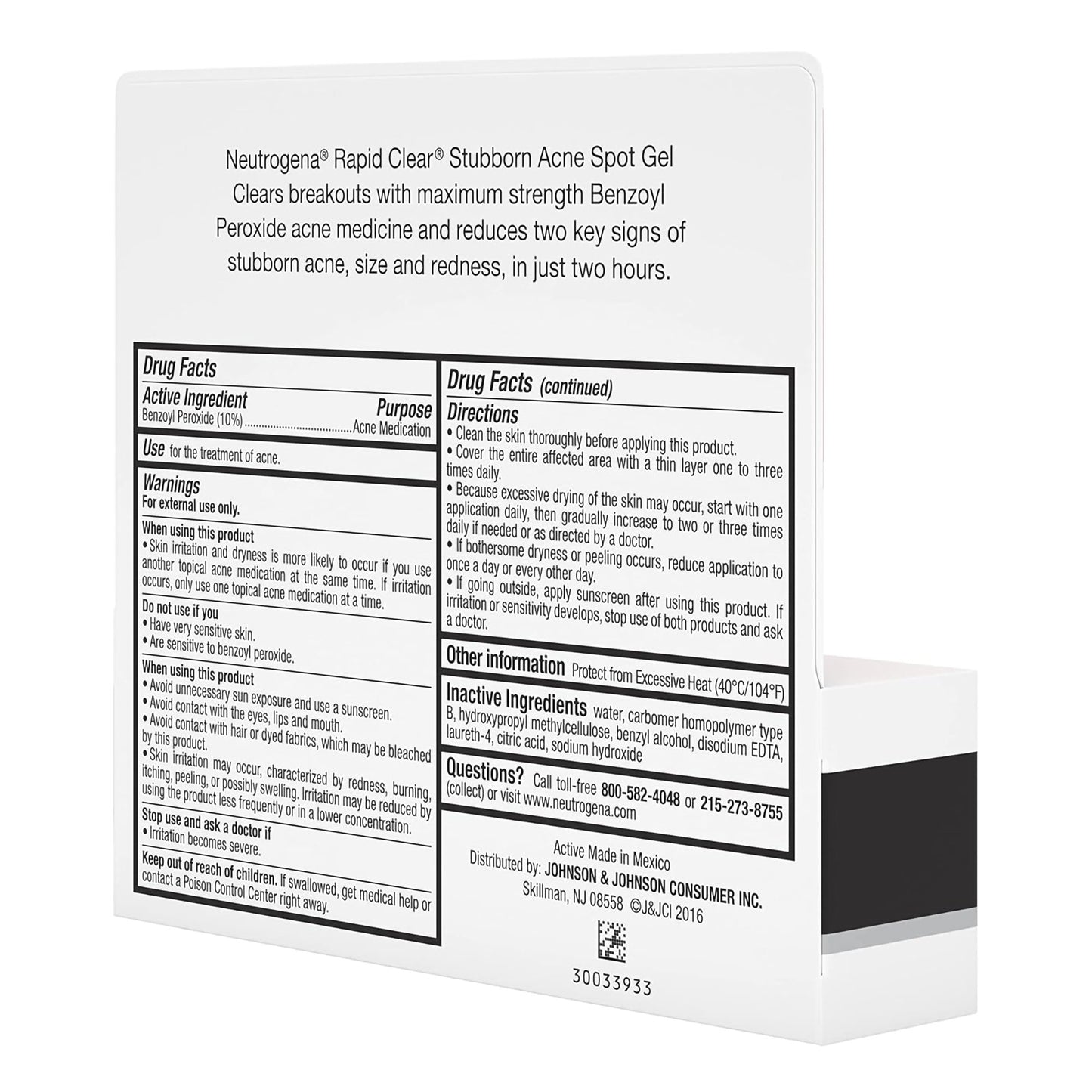 Acne Treatment Neutrogena® Rapid Clear 1 oz. Gel