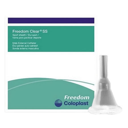 Coloplast 5110 Freedom Clear SS Male External Catheter, 23mm diameter, Sport length