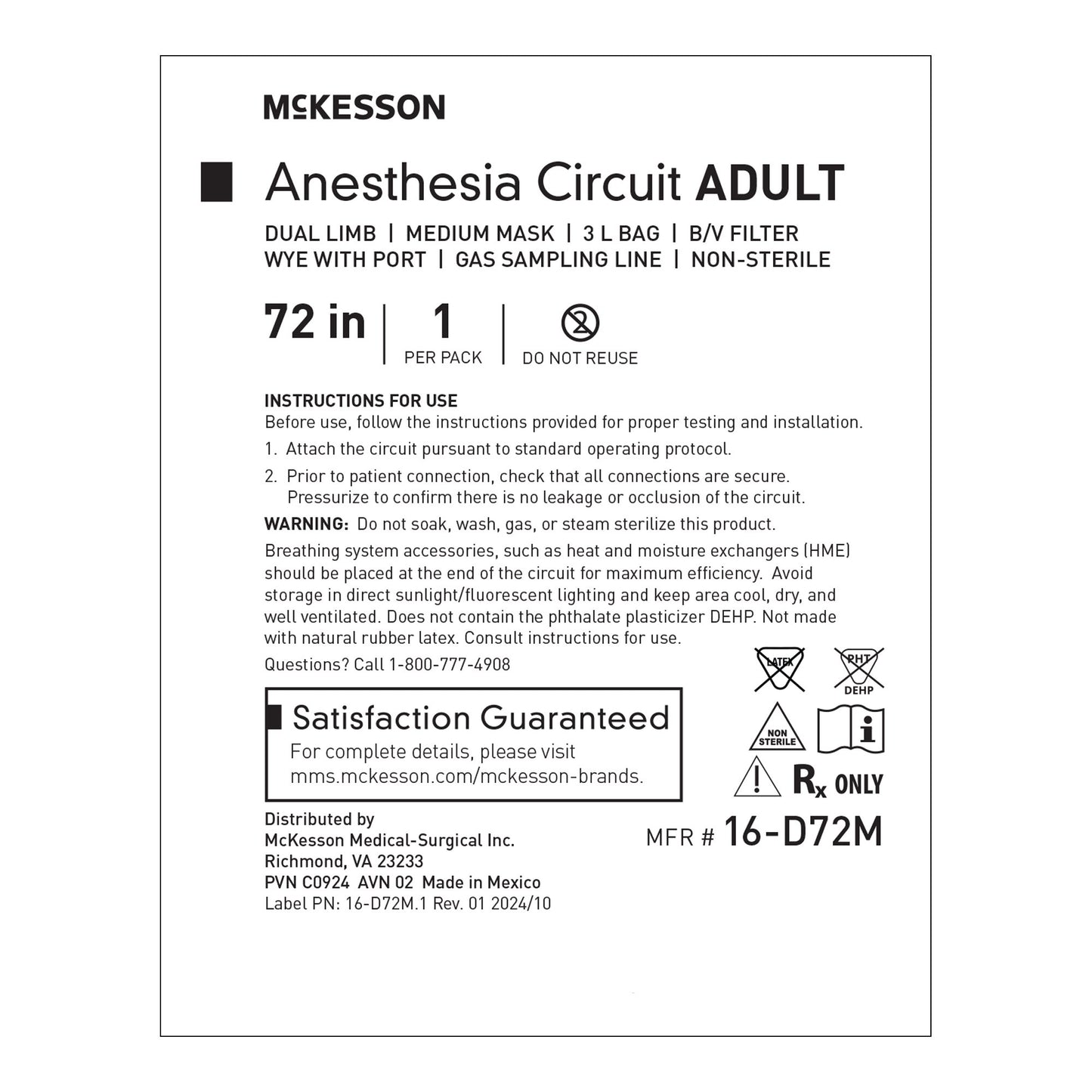 McKesson Anesthesia Circuit