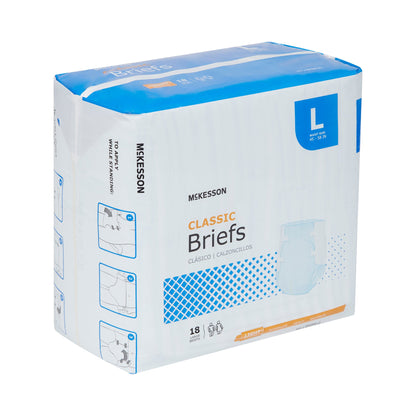 McKesson Classic Light Absorbency Incontinence Brief, Large