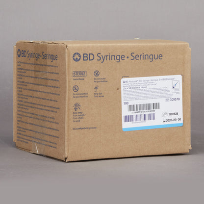PrecisionGlide™ Syringe with Hypodermic Needle, 25 Gauge, 5/8 Inch