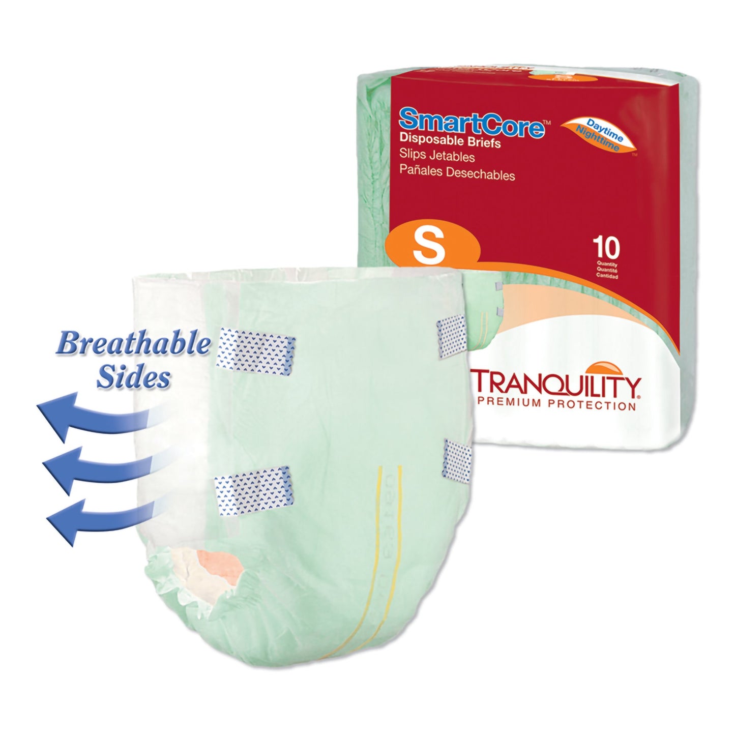 Tranquility SmartCore™ Maximum Protection Incontinence Brief, Small