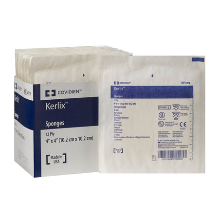 Cardinal 5072 Kerlix Sterile USP Type VII Fluff Dressing, 4 x 4 Inch, 12-Ply