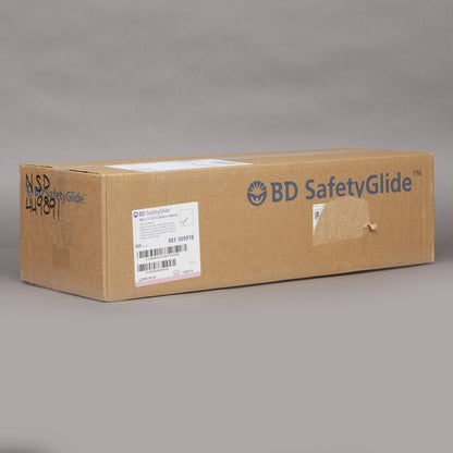 BD 305918 Safety Hypodermic Needle SafetyGlide™ 1-1/2 Inch Length 18 Gauge Thin Wall Sliding Safety Needle