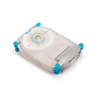 SenSura® Mio Flat 1-Piece Transparent Ostomy Pouch, 38mm Stoma