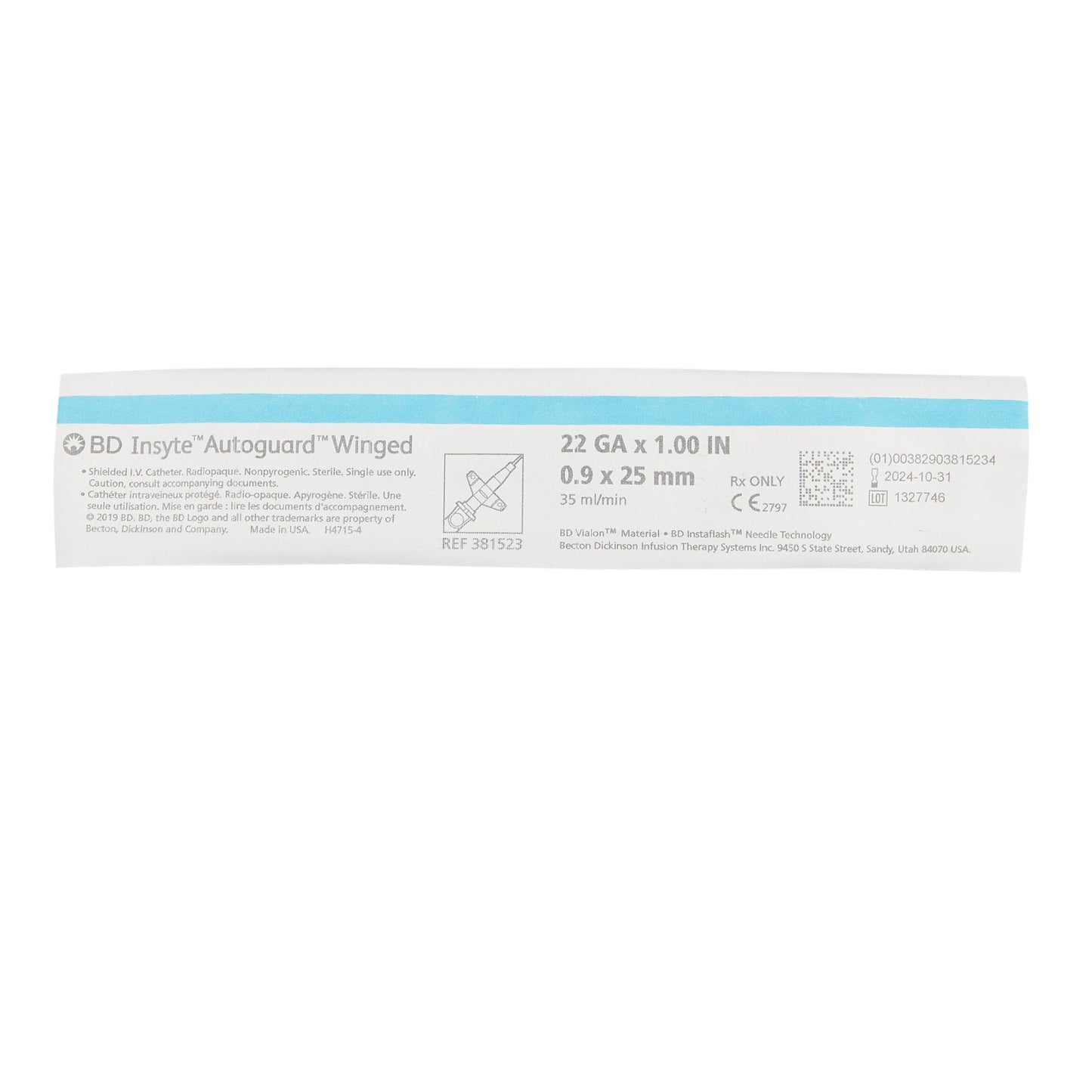 Insyte™ Autoguard™ Peripheral IV Catheter