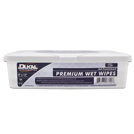 Dukal 7720 Premium Personal Wipe, 9 x 13 Inch