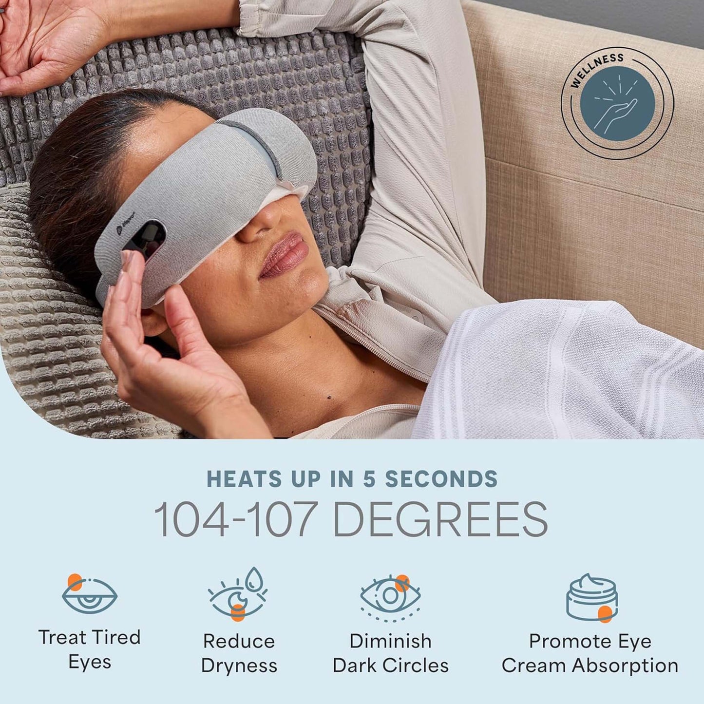 Vibration Therapy Mask Oculax Head / Eyes One Size Fits Most