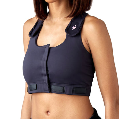 Larissa™ Post-Surgical Bra, Black, X-Large