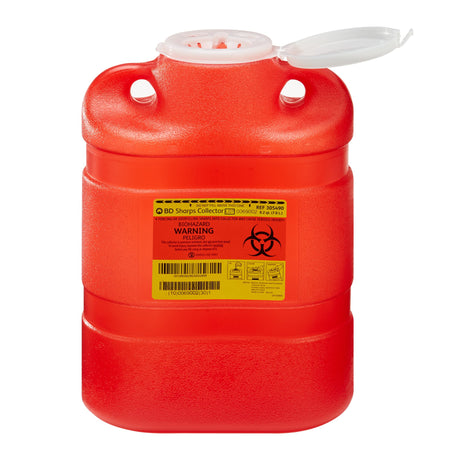 BD 305490 Sharps Container, 8.2 Quart, 13.4 x 9.4 x 5.3 Inch