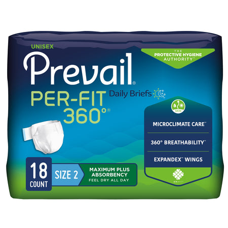 First Quality PFNG-013/1 Prevail Per-Fit 360° Daily Briefs, Maximum Plus, Large
