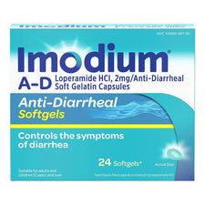 Imodium® A-D Loperamide HCl 2 mg Anti-Diarrheal Softgels
