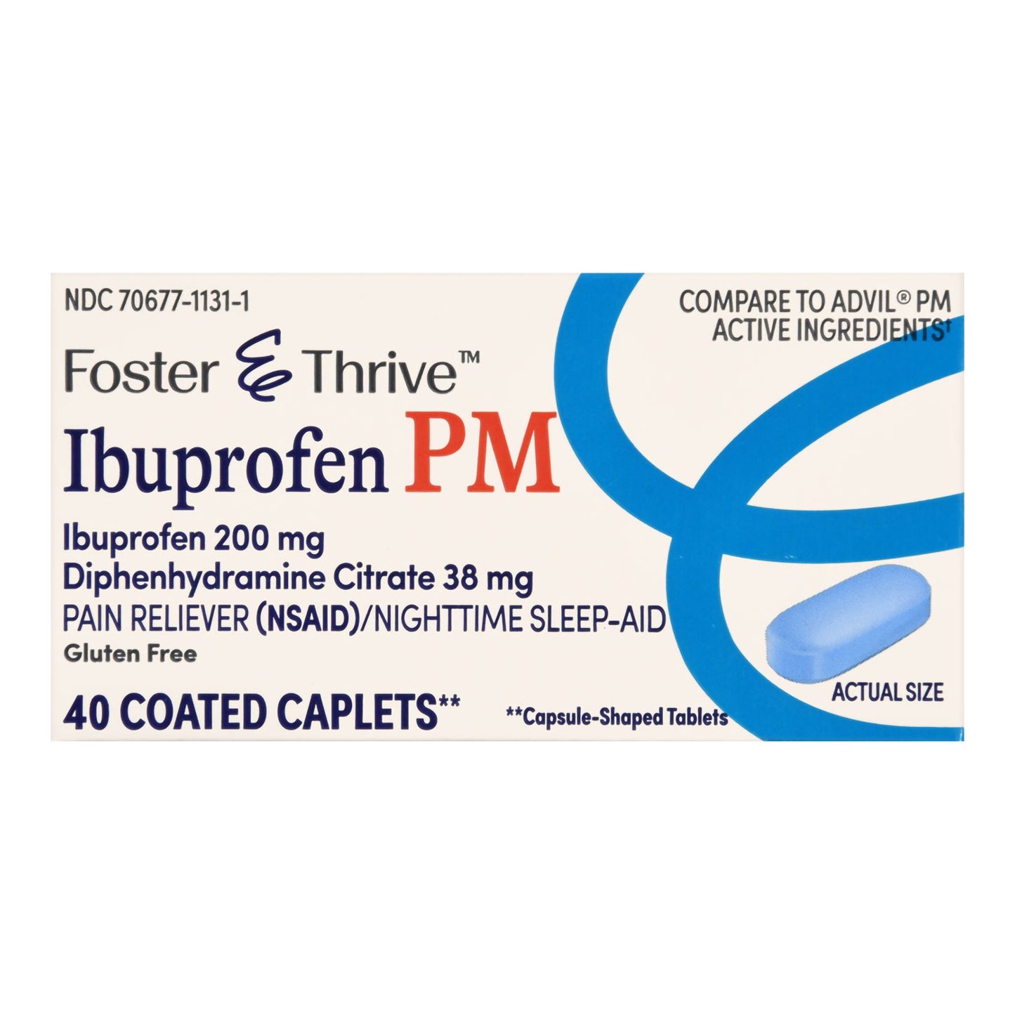 Foster & Thrive™ Ibuprofen PM Coated Caplets