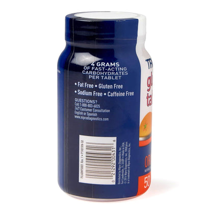 TRUEplus™ Glucose Supplement Orange Flavor Chewable Tablets