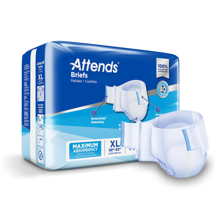 Attends DDA40 Heavy Absorbency Briefs, Extra Large