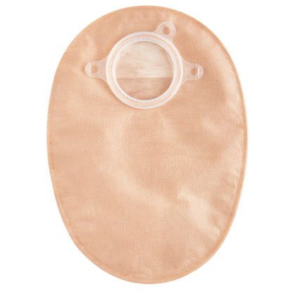The Natura® + Two-Piece Closed End Beige Filtered Ostomy Pouch, 2¼ Inch Flange