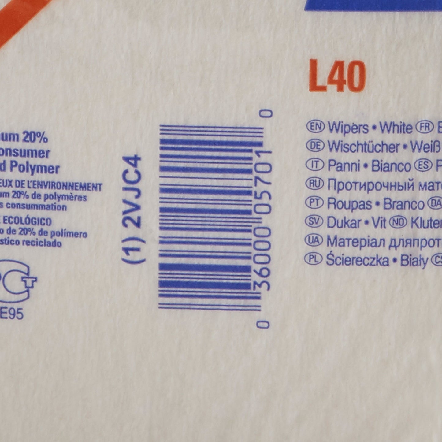 WypAll® L40 Towels