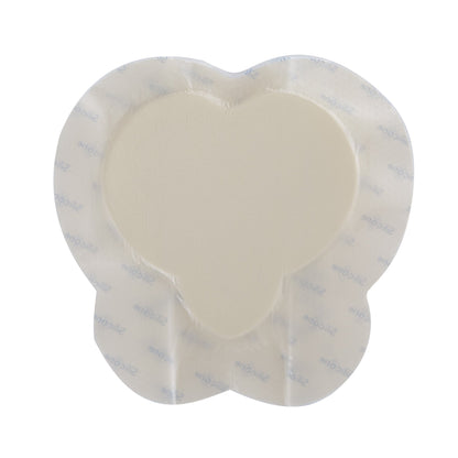 Foam Dressing Zenifoam Gentle Border 7 X 7 Inch With Border Waterproof Backing Silicone Face and Border Sacral Sterile