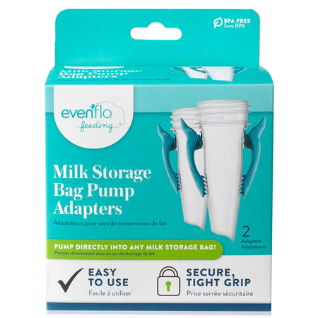 Midway Importing Inc 5142111 Evenflo Advanced Breast Milk Storage Bag Adapters
