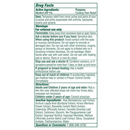 Biofreeze® Professional 5% Menthol Topical Pain Relief Gel, 4-ounce Tube