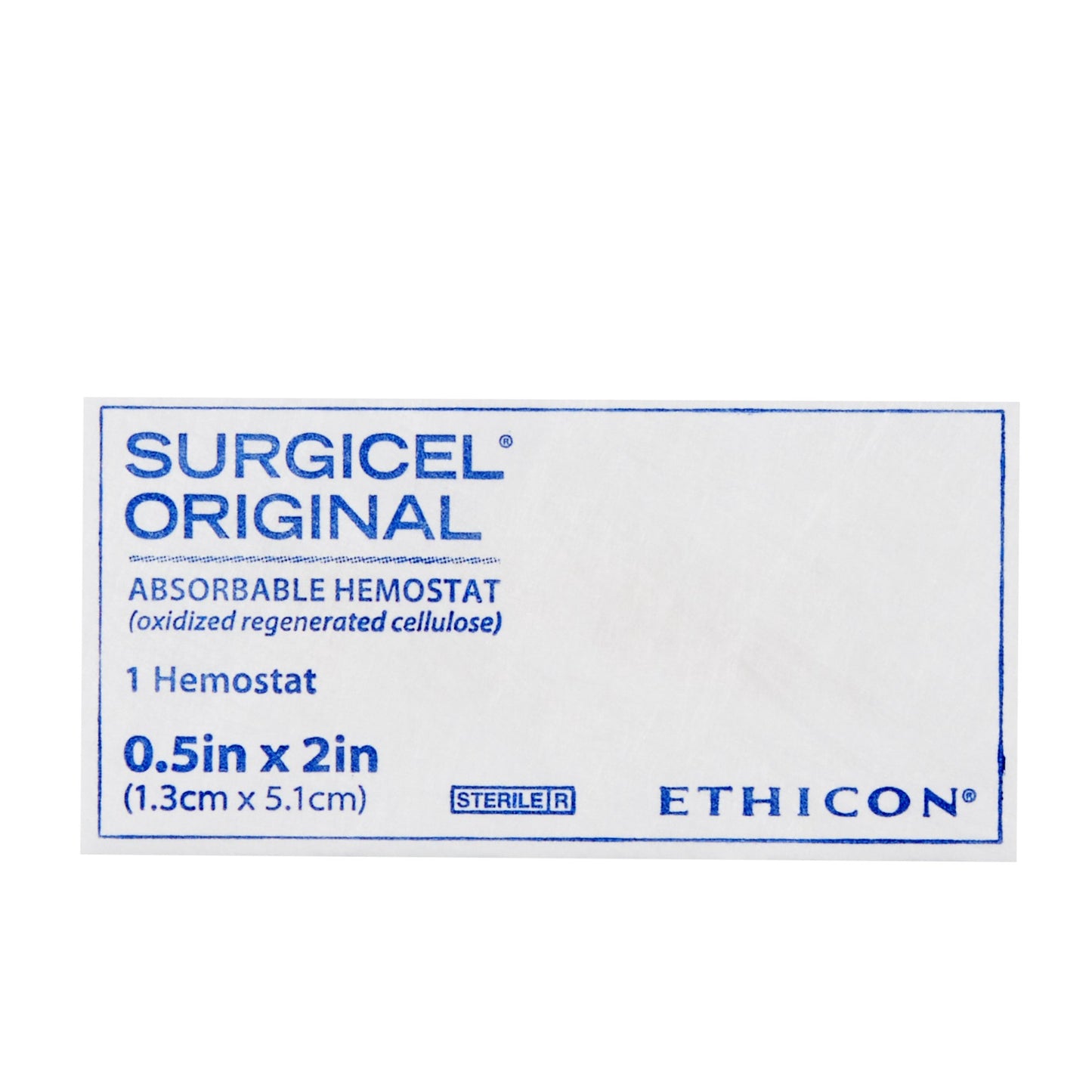 Hemostatic Agent Surgicel® 1/2 X 2 Inch Sterile