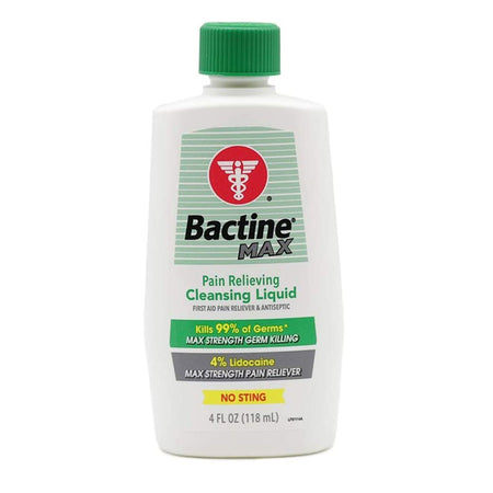Emerson Healthcare 811-14 Bactine MAX Pain Relieving Antiseptic, 4-ounce bottle