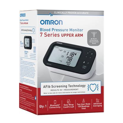 Digital Blood Pressure Monitor Omron 7 Series® Adult Cuff Nylon Cuff 9 to 17 Inch Desk Model