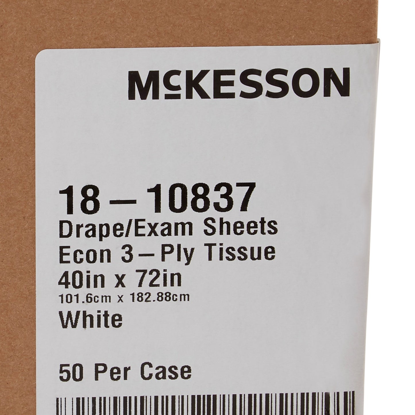 McKesson Sterile Physical Exam Drape, 40 x 72 Inch
