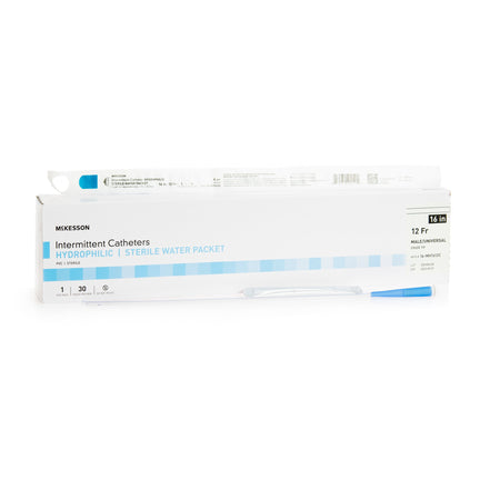McKesson 16-MH1612C Urethral Catheter, 12 Fr., 16 Inch, Coude Tip